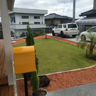 富士市：岩崎邸「サーファーズハウスにフィットするお庭のご提案」